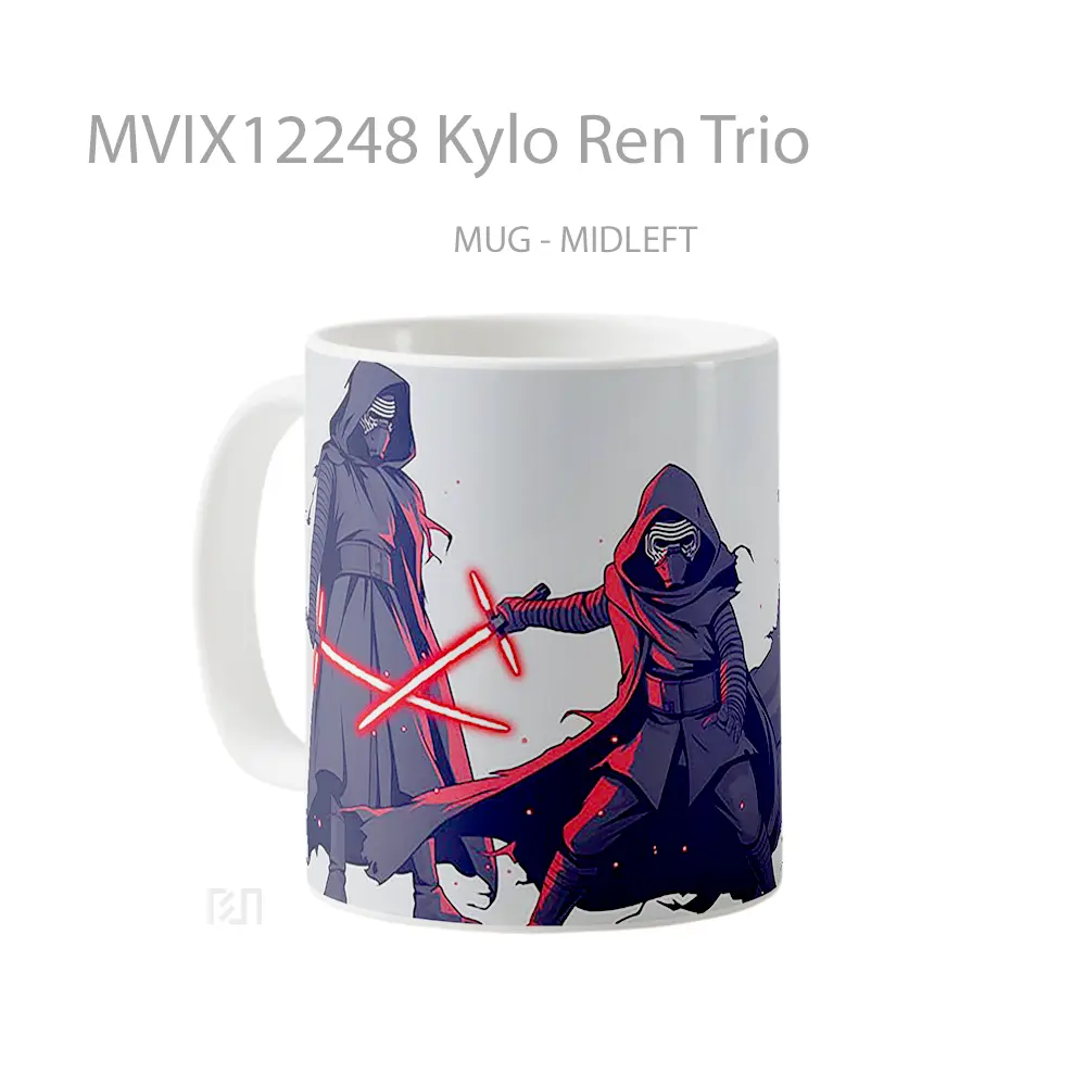 Mug Kylo Ren Trio Mug Aesthetic Koleksi Spesial - All-side / Desain
