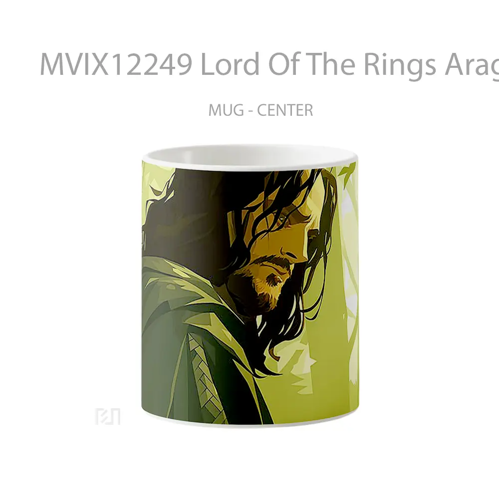 Mug Lord Of The Rings Aragorn Forest Koleksi Mug Limited Edition