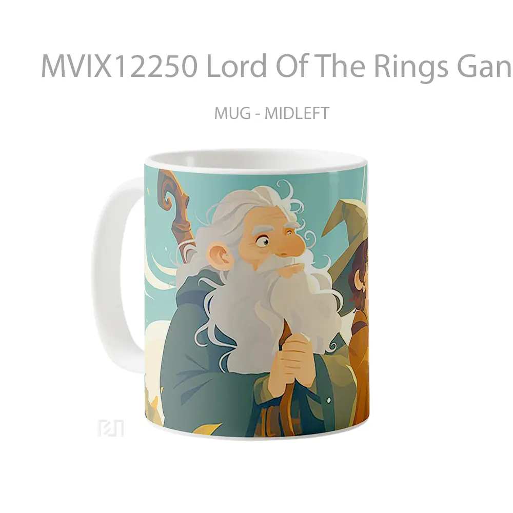 Mug Lord Of The Rings Gandalf Frodo Adventure Hadiah Lucu dan Menarik - All-side / Desain