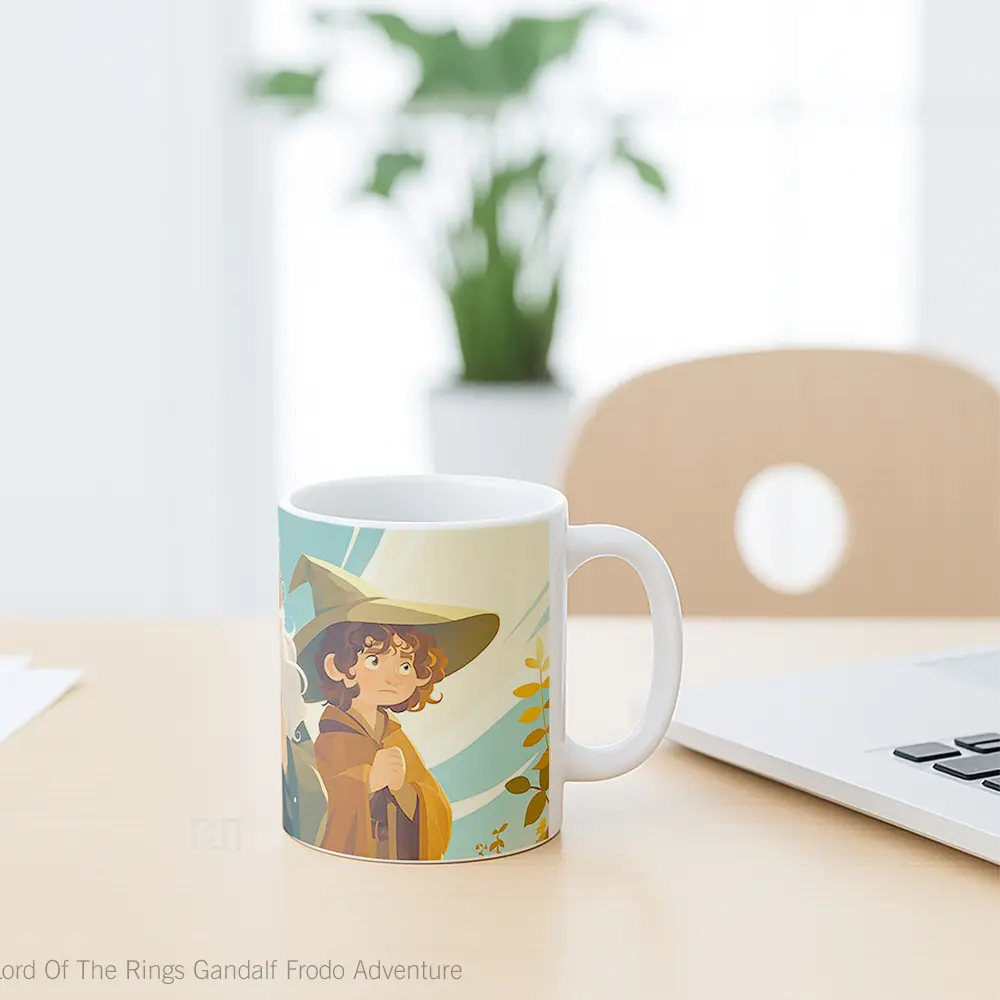 Mug Lord Of The Rings Gandalf Frodo Adventure Hadiah Lucu dan Menarik - All-side / Desain