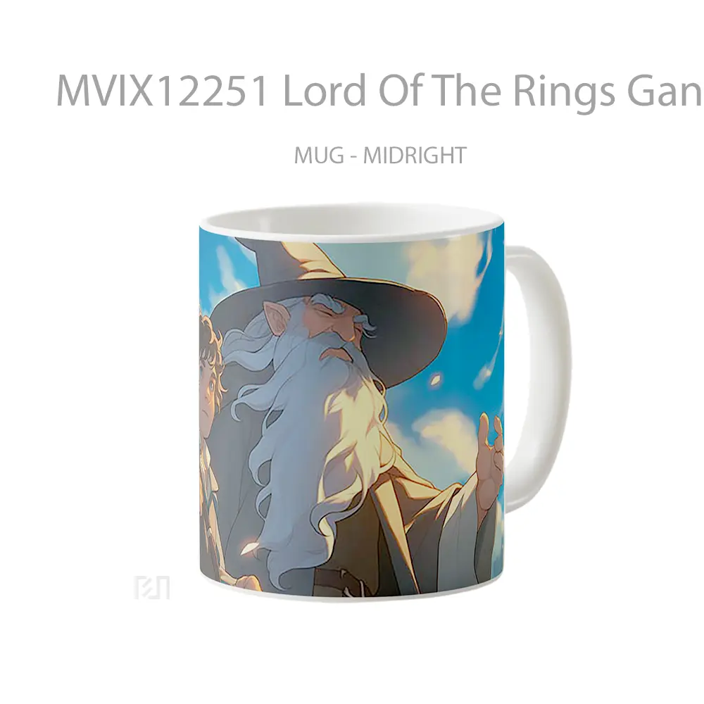 Mug Lord Of The Rings Gandalf Frodo Hadiah Lucu dan Menarik - All-side / Desain