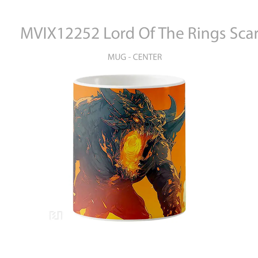 Mug Lord Of The Rings Scary Balrog Mug Aesthetic Koleksi Spesial