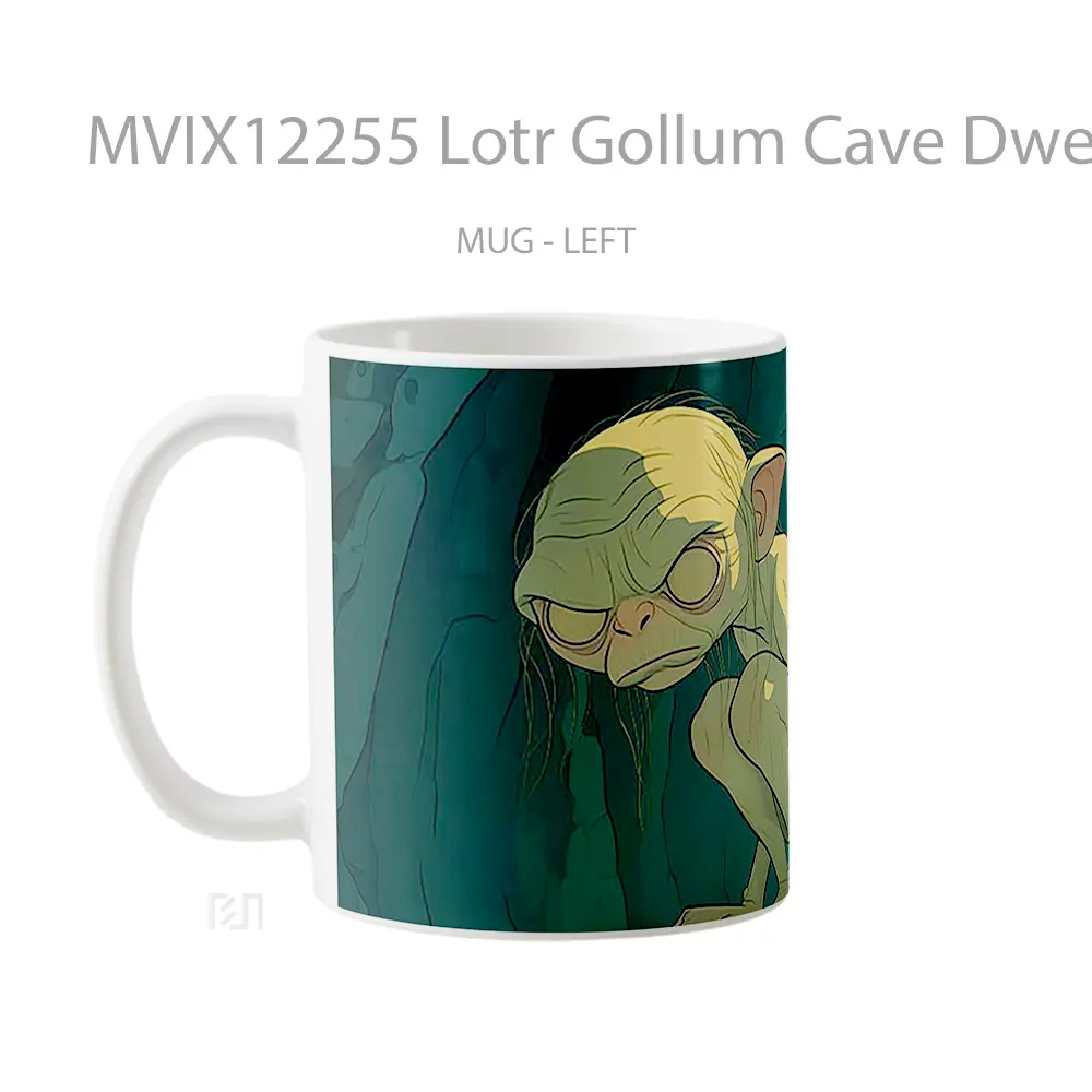 Mug Lotr Gollum Cave Dweller Koleksi Mug Limited Edition - All-side / Desain