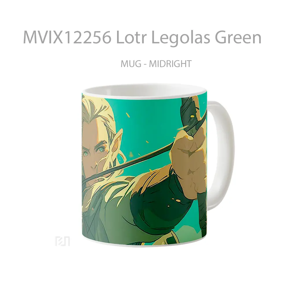 Mug Lotr Legolas Green Hadiah Lucu dan Menarik - All-side / Desain