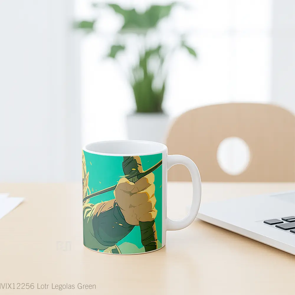 Mug Lotr Legolas Green Hadiah Lucu dan Menarik - All-side / Desain