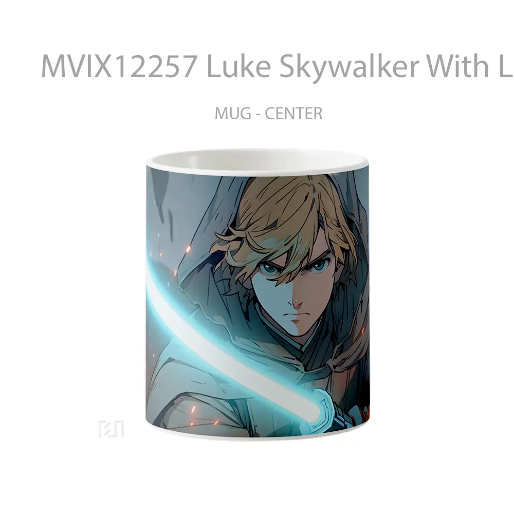 Mug Luke Skywalker With Lightsaber Gelas Keramik Desain Unik