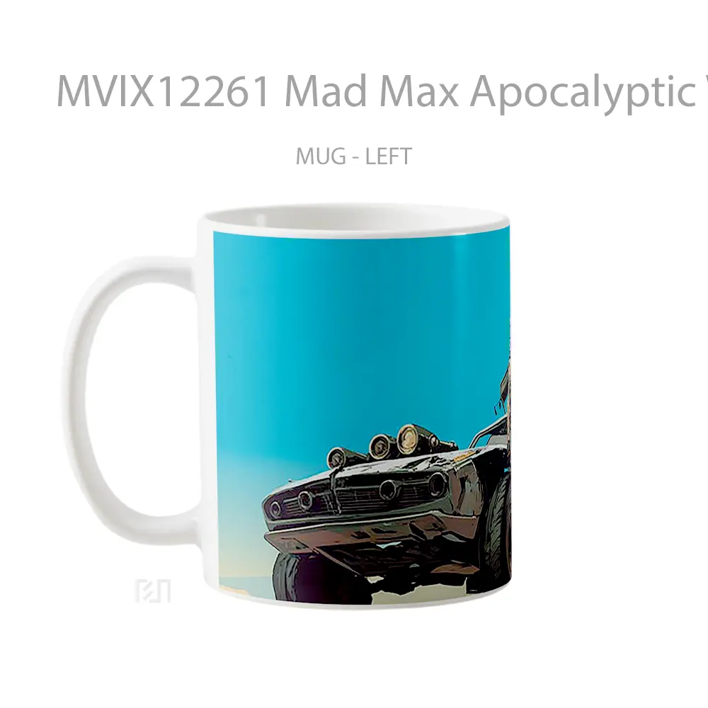 Mug Mad Max Apocalyptic Warrior Gelas Keramik Desain Unik - All-side / Desain