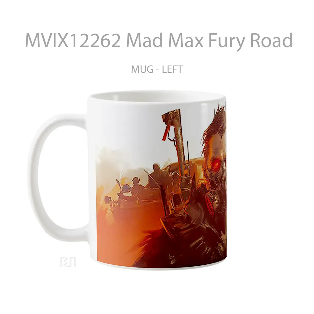 Mug Mad Max Fury Road Hadiah Lucu dan Menarik - All-side / Desain
