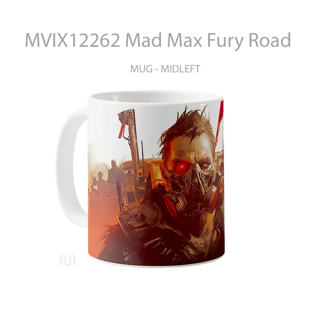 Mug Mad Max Fury Road Hadiah Lucu dan Menarik - All-side / Desain
