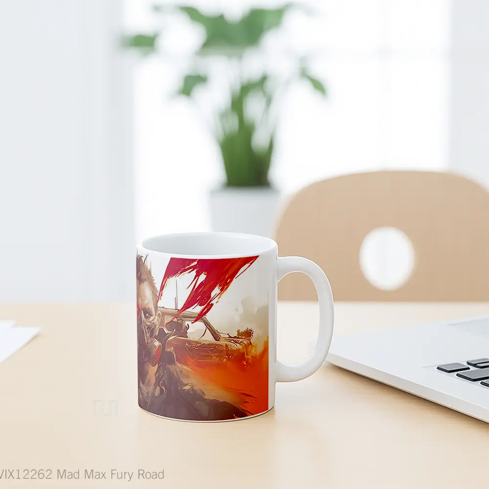 Mug Mad Max Fury Road Hadiah Lucu dan Menarik - All-side / Desain