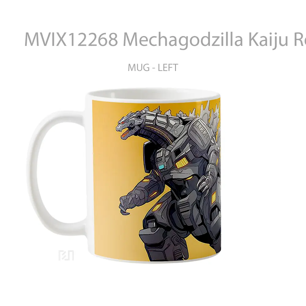Mug Mechagodzilla Kaiju Robot Mug Aesthetic Koleksi Spesial - All-side / Desain
