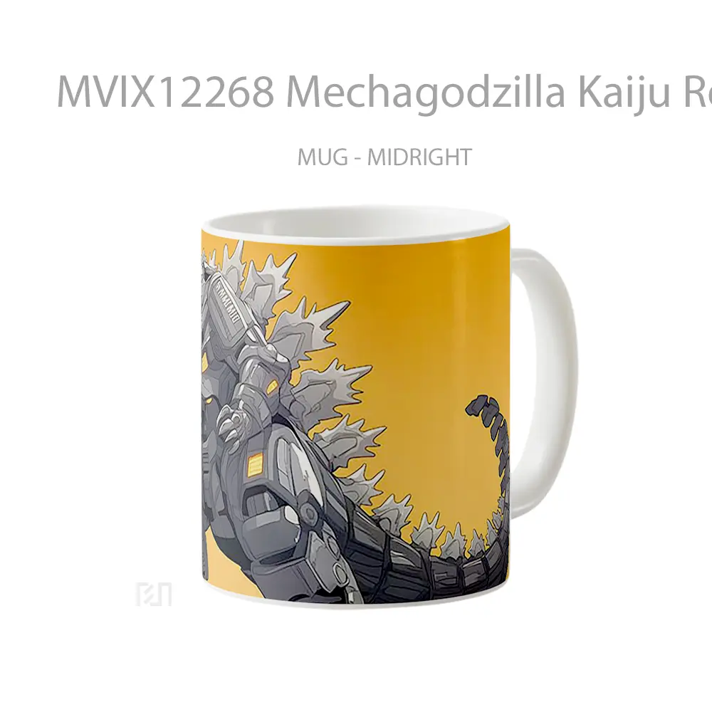 Mug Mechagodzilla Kaiju Robot Mug Aesthetic Koleksi Spesial - All-side / Desain