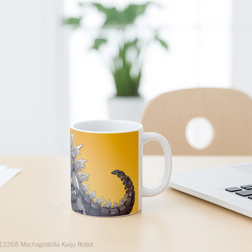 Mug Mechagodzilla Kaiju Robot Mug Aesthetic Koleksi Spesial - All-side / Desain