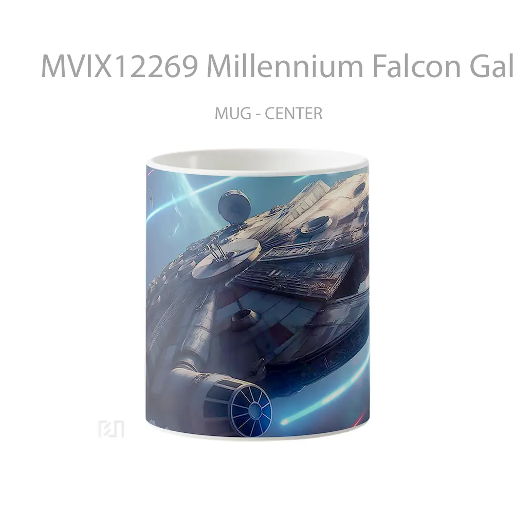 Mug Millennium Falcon Galactic Battle Mug Aesthetic Koleksi Spesial