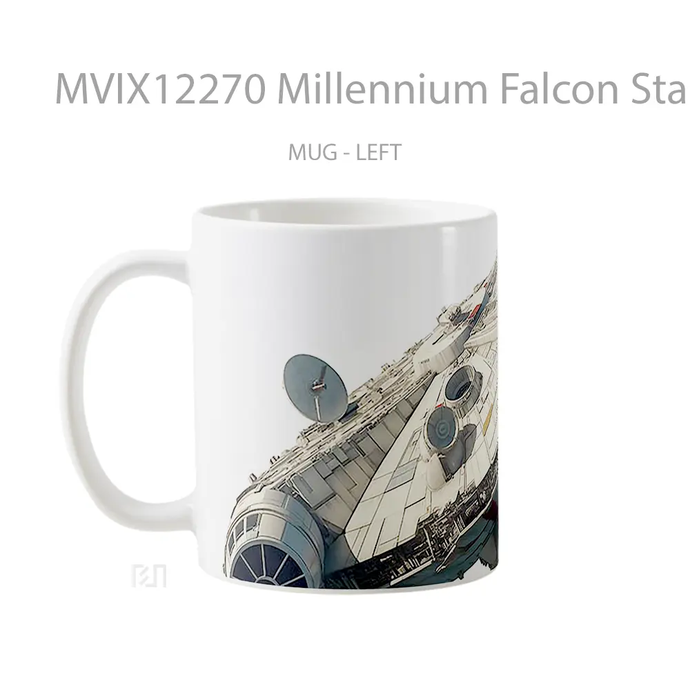 Mug Millennium Falcon Star Wars Hadiah Lucu dan Menarik - All-side / Desain