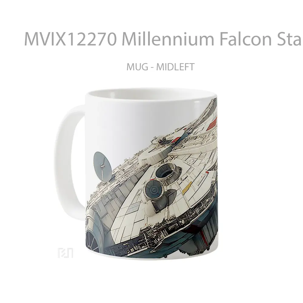 Mug Millennium Falcon Star Wars Hadiah Lucu dan Menarik - All-side / Desain