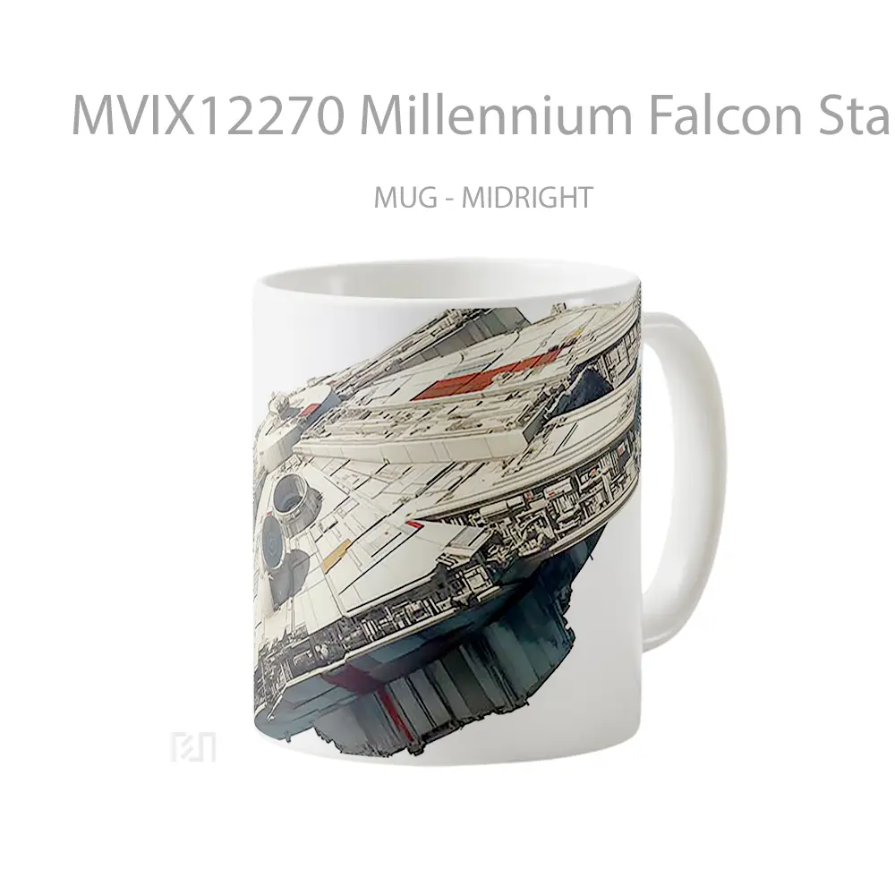 Mug Millennium Falcon Star Wars Hadiah Lucu dan Menarik - All-side / Desain