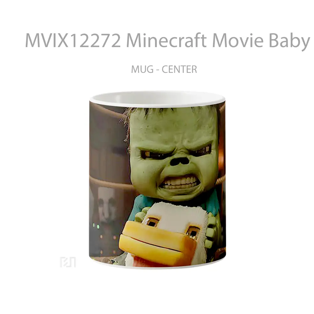 Mug Minecraft Movie Baby Zombie Duck Ride Angry Face Merchandise Game Favorit