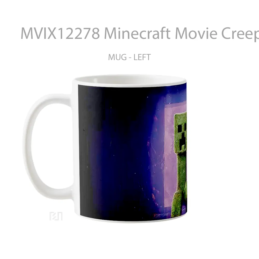 Mug Minecraft Movie Creeper Portal Scene Koleksi Mug Gamer - All-side / Desain