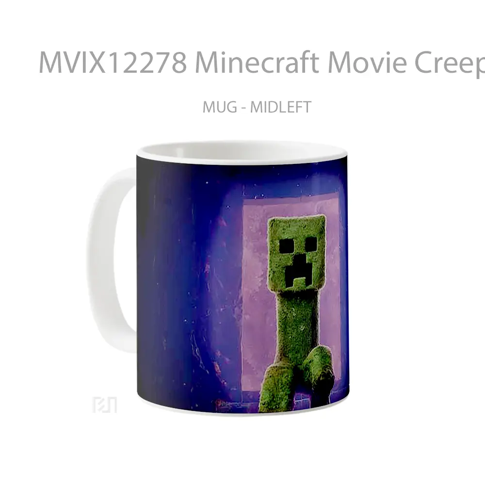 Mug Minecraft Movie Creeper Portal Scene Koleksi Mug Gamer - All-side / Desain