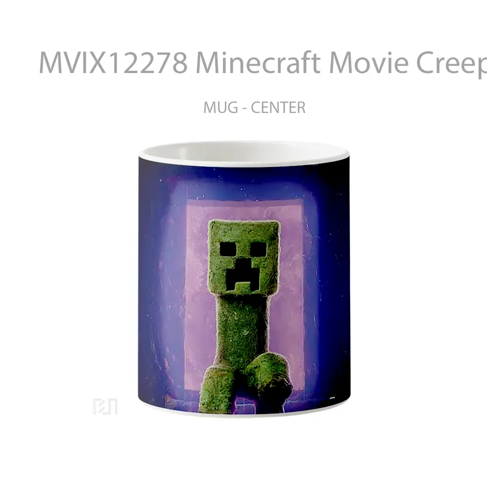 Mug Minecraft Movie Creeper Portal Scene Koleksi Mug Gamer