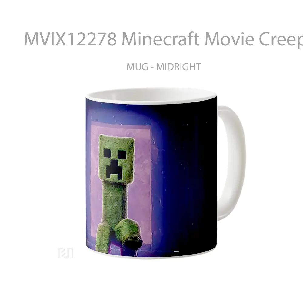 Mug Minecraft Movie Creeper Portal Scene Koleksi Mug Gamer - All-side / Desain