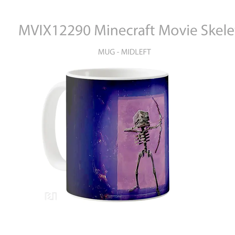 Mug Minecraft Movie Skeleton In Nether Portal Koleksi Mug Gamer - All-side / Desain