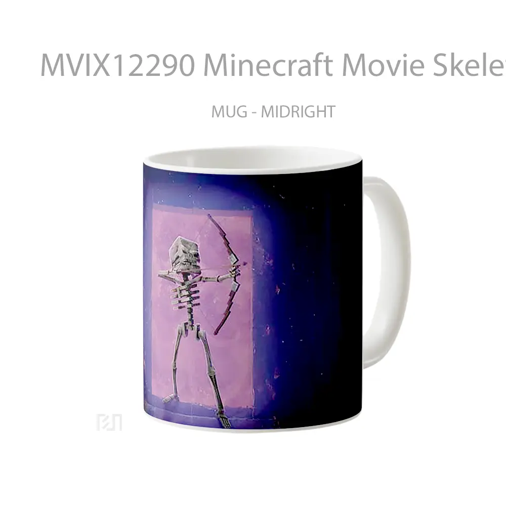 Mug Minecraft Movie Skeleton In Nether Portal Koleksi Mug Gamer - All-side / Desain