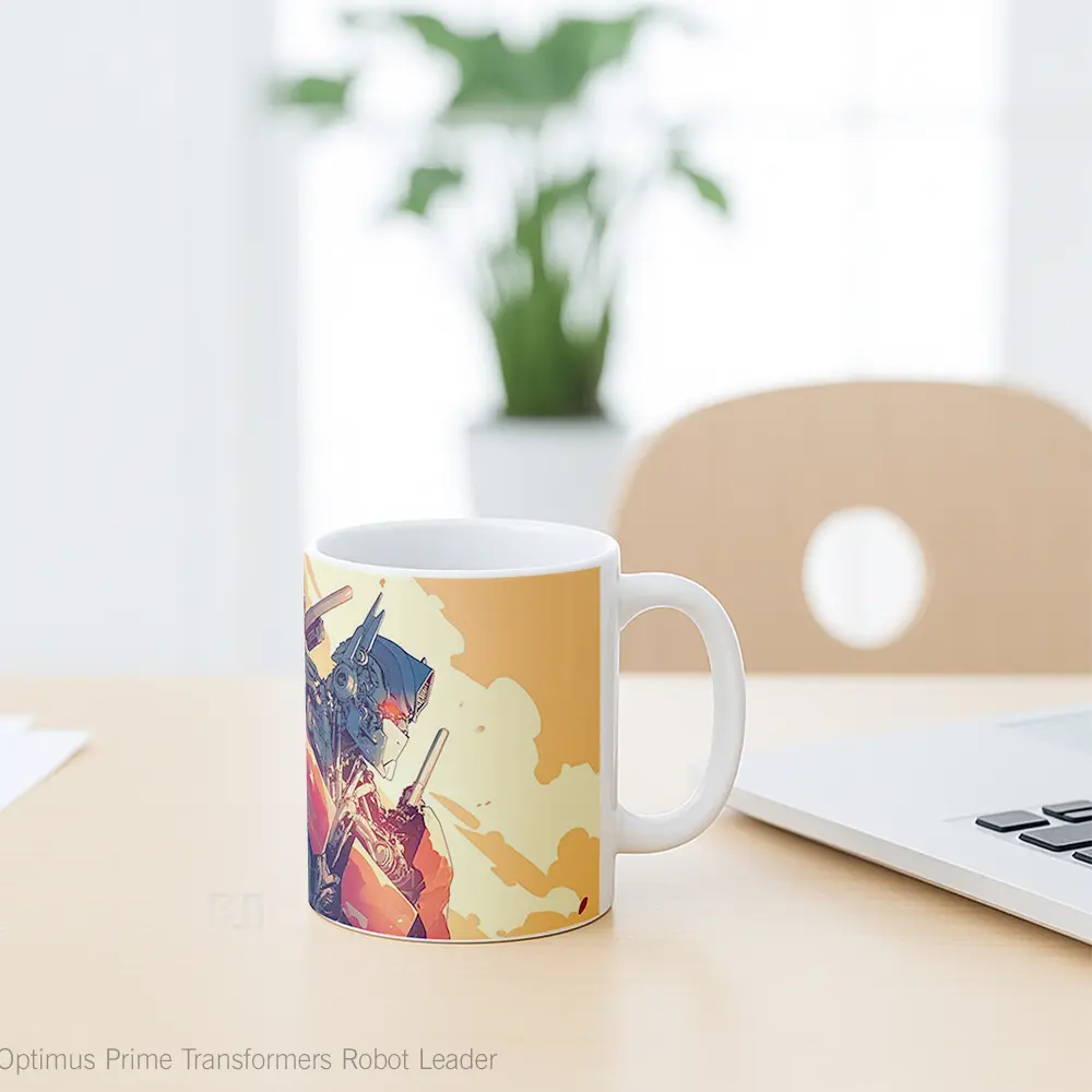 Mug Optimus Prime Transformers Robot Leader Koleksi Mug Limited Edition - All-side / Desain