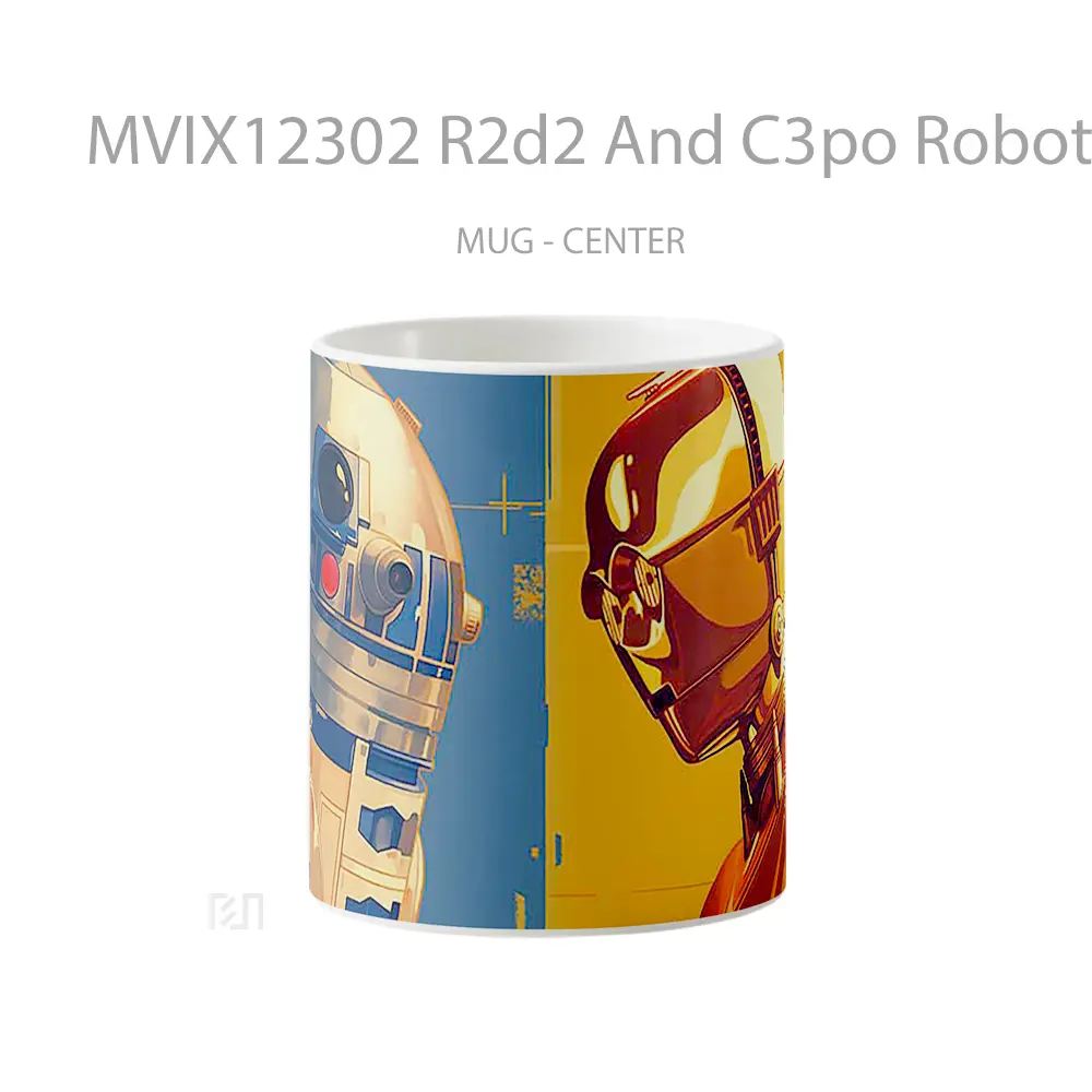 Mug R2D2 And C3Po Robot Duel Hadiah Lucu dan Menarik