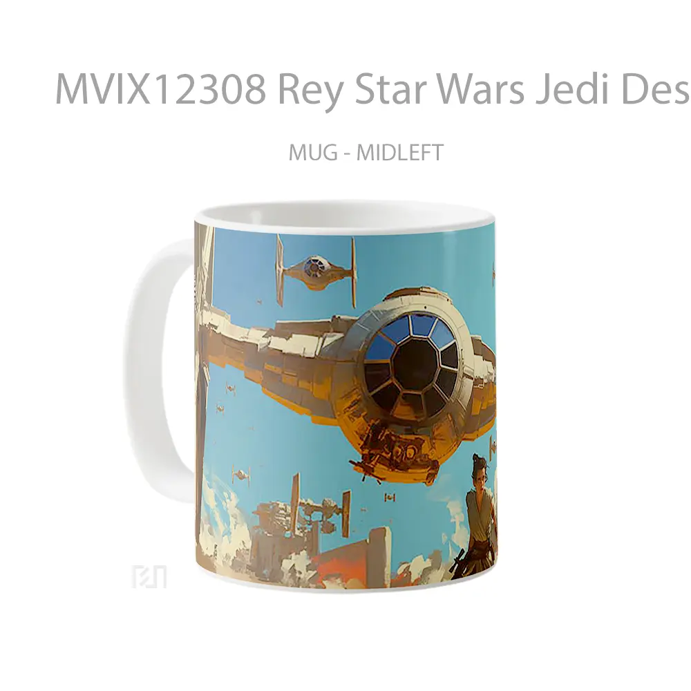 Mug Rey Star Wars Jedi Desert Planet Hadiah Lucu dan Menarik - All-side / Desain