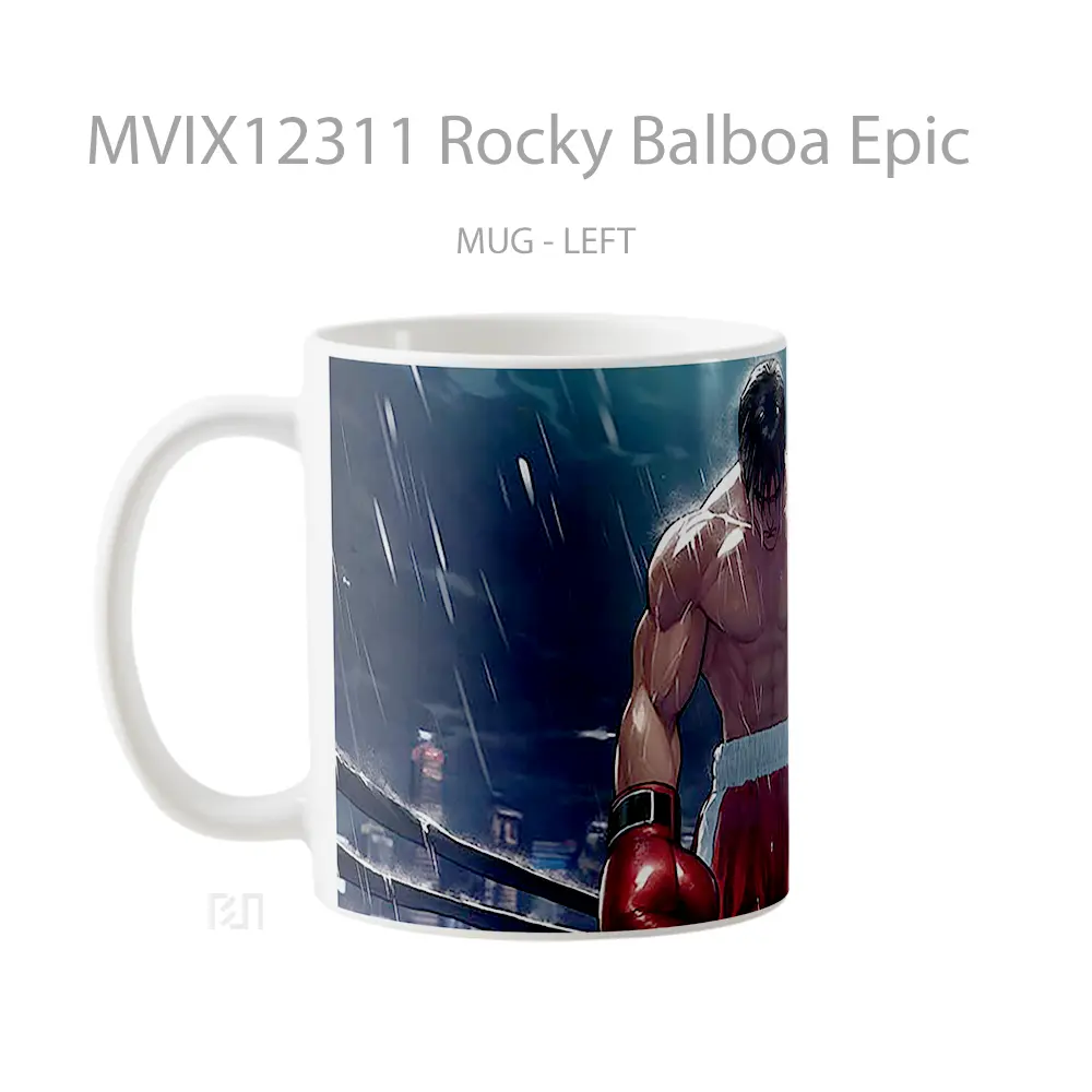 Mug Rocky Balboa Epic Koleksi Mug Limited Edition - All-side / Desain