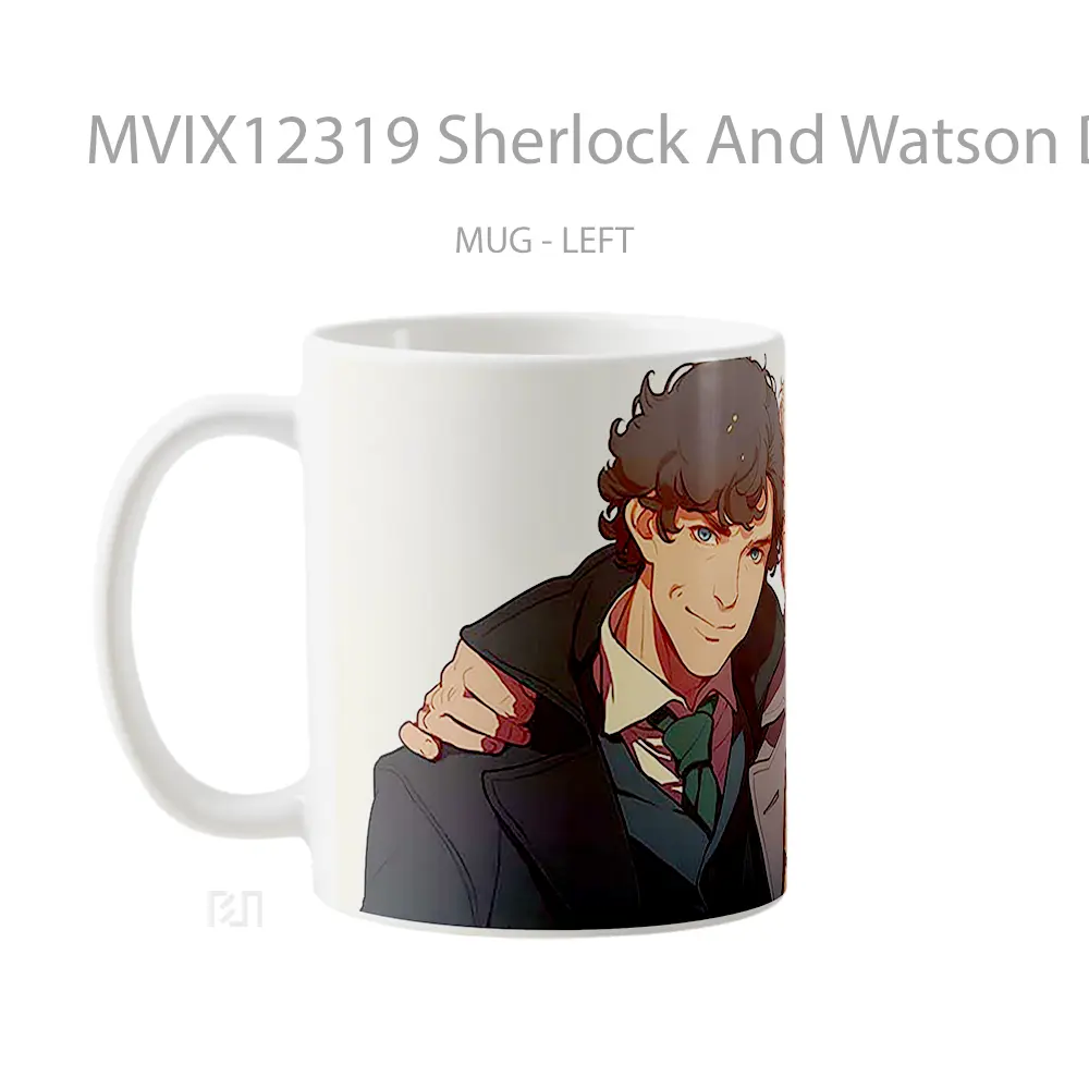 Mug Sherlock And Watson Detectives Koleksi Mug Limited Edition - All-side / Desain