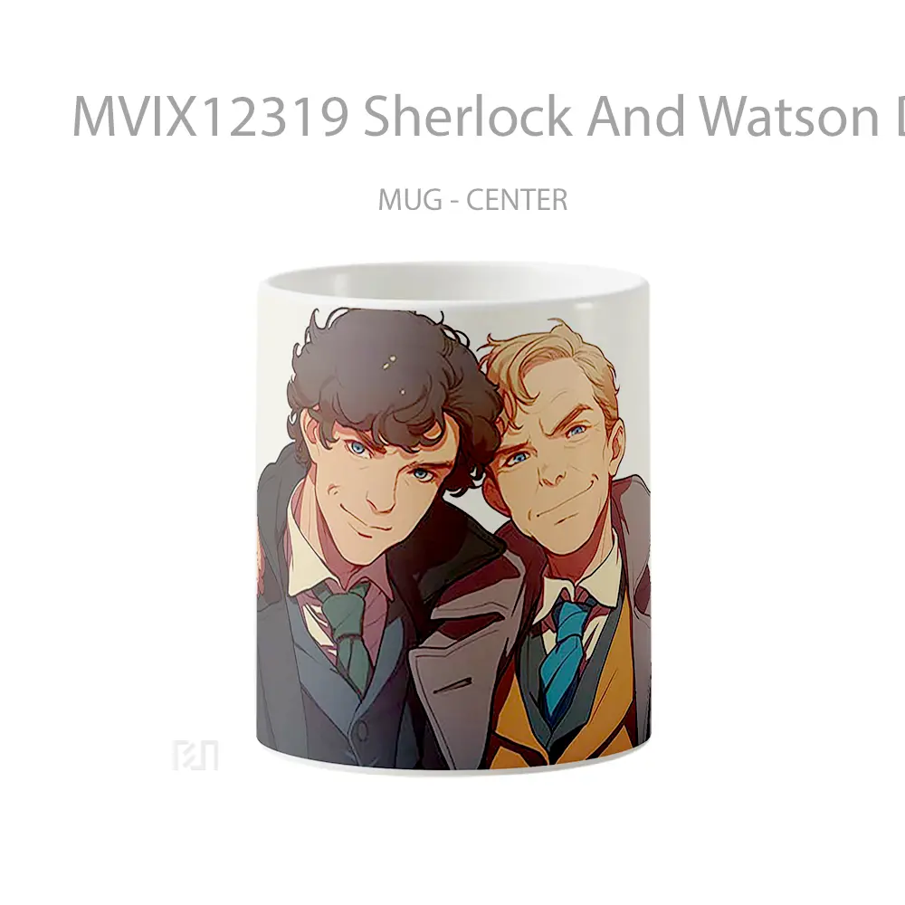 Mug Sherlock And Watson Detectives Koleksi Mug Limited Edition