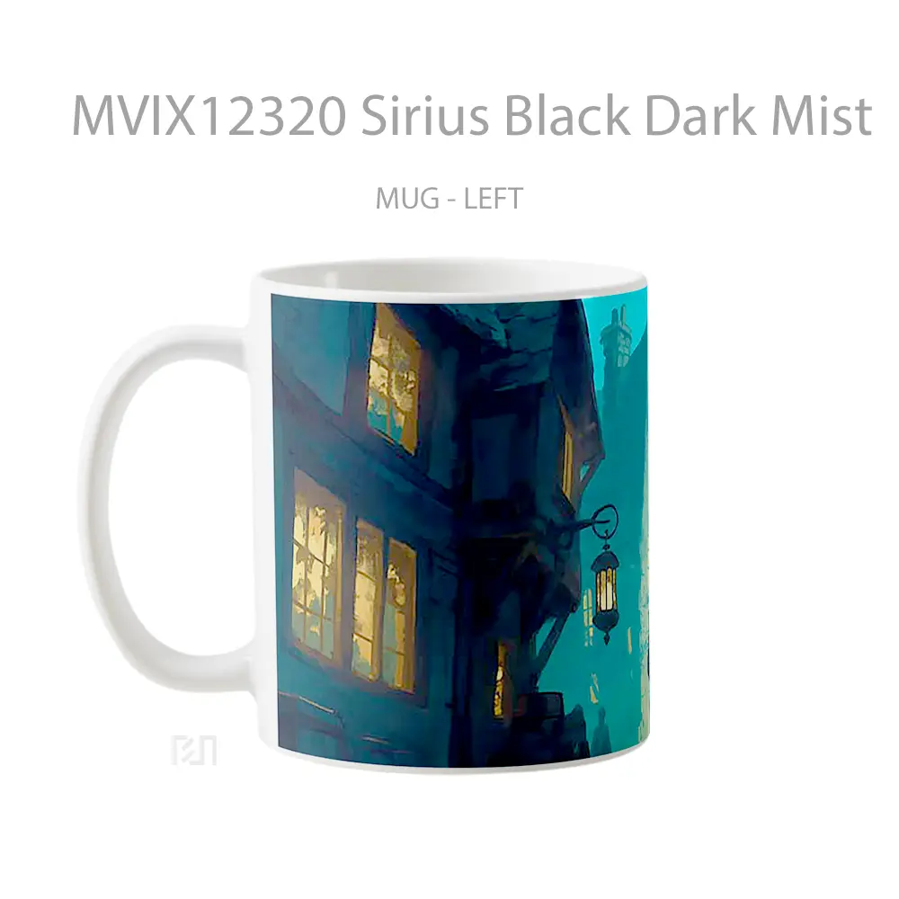Mug Sirius Black Dark Mist Mug Aesthetic Koleksi Spesial - All-side / Desain