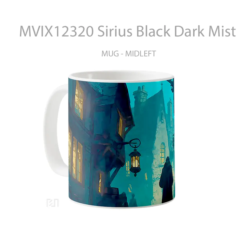 Mug Sirius Black Dark Mist Mug Aesthetic Koleksi Spesial - All-side / Desain