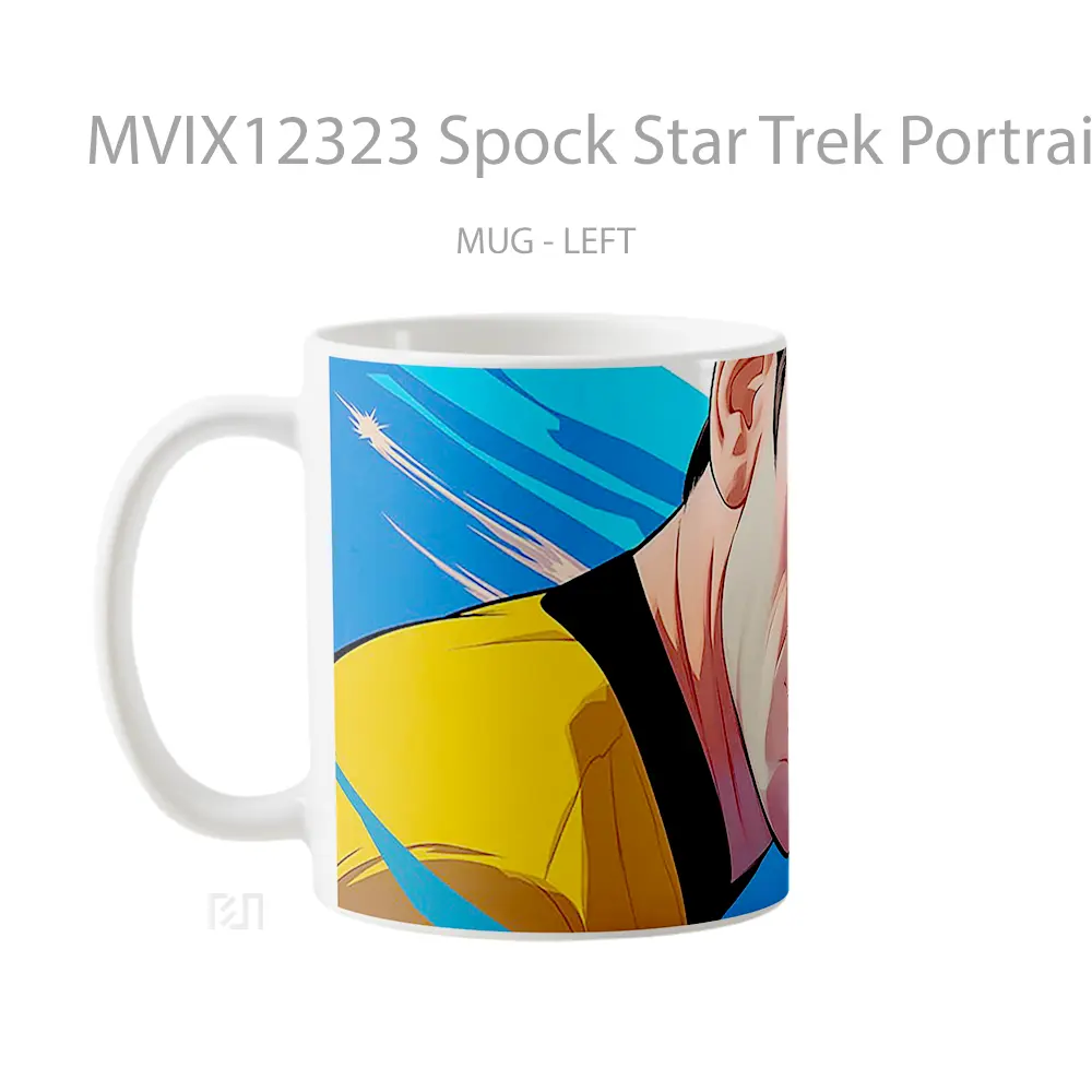 Mug Spock Star Trek Portrait Hadiah Lucu dan Menarik - All-side / Desain