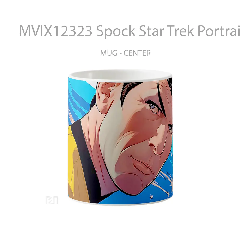 Mug Spock Star Trek Portrait Hadiah Lucu dan Menarik