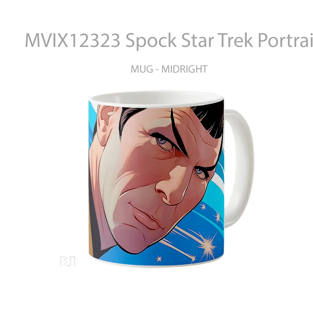 Mug Spock Star Trek Portrait Hadiah Lucu dan Menarik - All-side / Desain