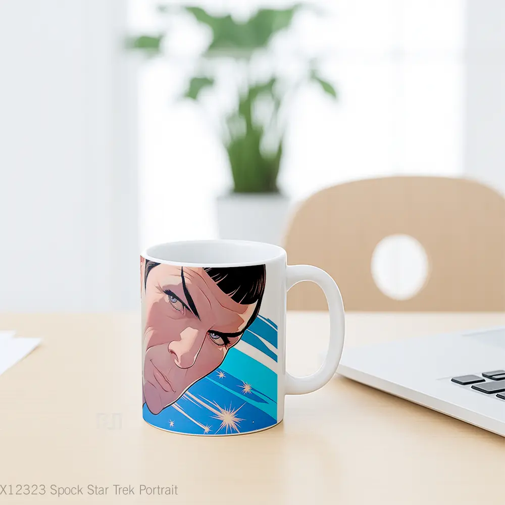 Mug Spock Star Trek Portrait Hadiah Lucu dan Menarik - All-side / Desain