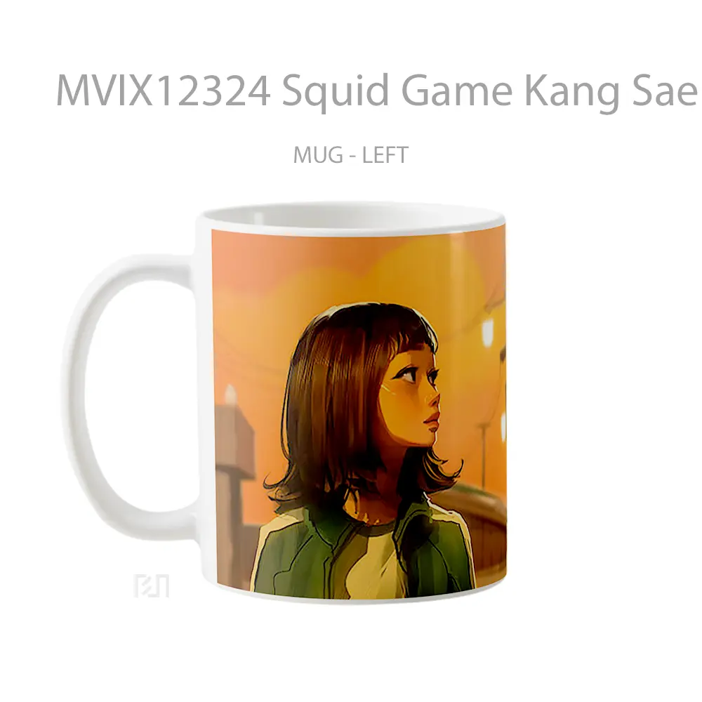 Mug Squid Game Kang Sae Byeok 067 Art Merchandise Game Favorit - All-side / Desain
