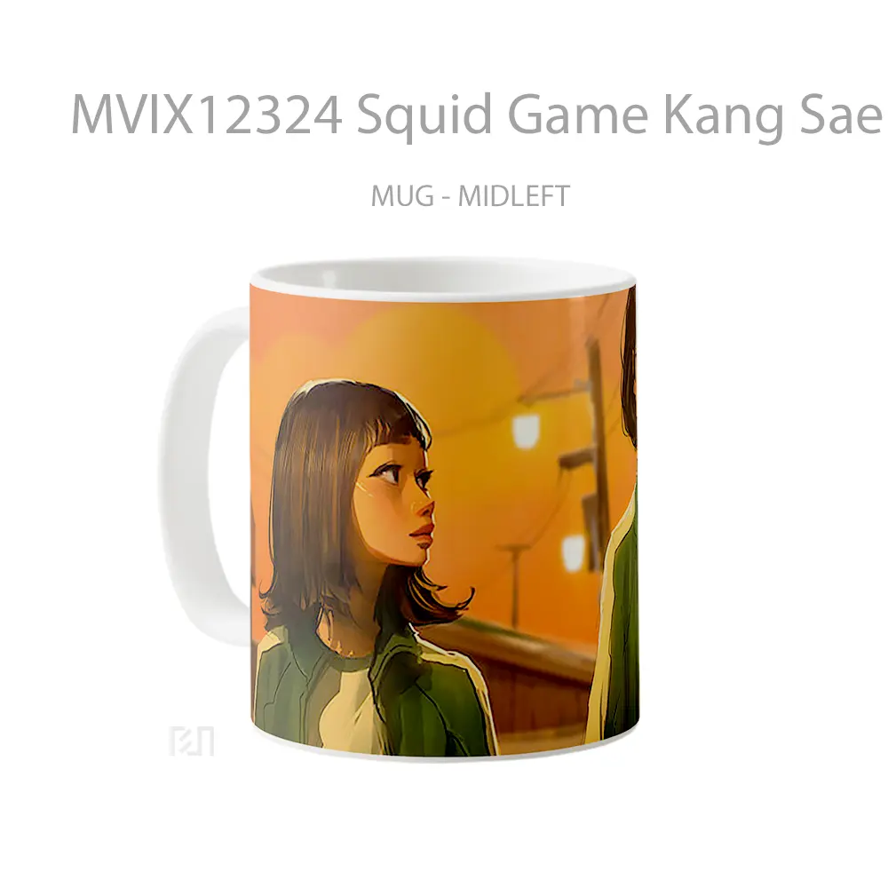 Mug Squid Game Kang Sae Byeok 067 Art Merchandise Game Favorit - All-side / Desain