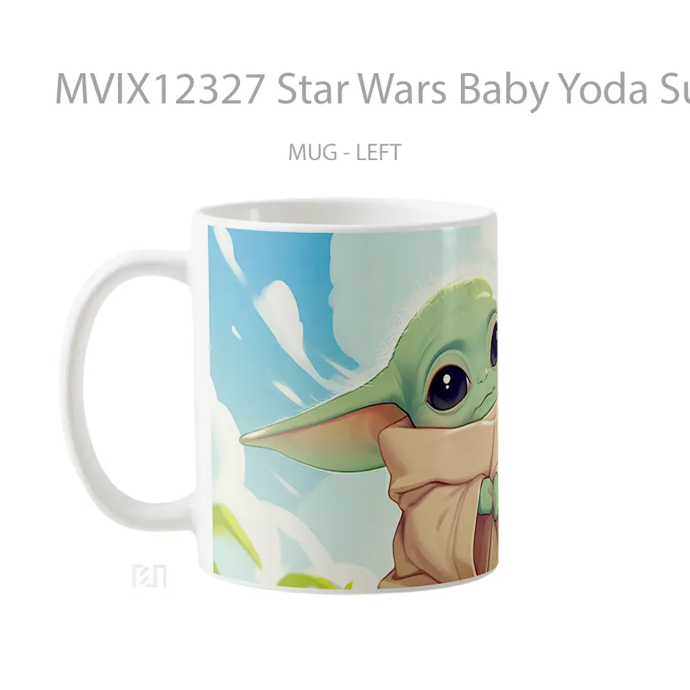 Mug Star Wars Baby Yoda Sunny Field Koleksi Mug Limited Edition - All-side / Desain