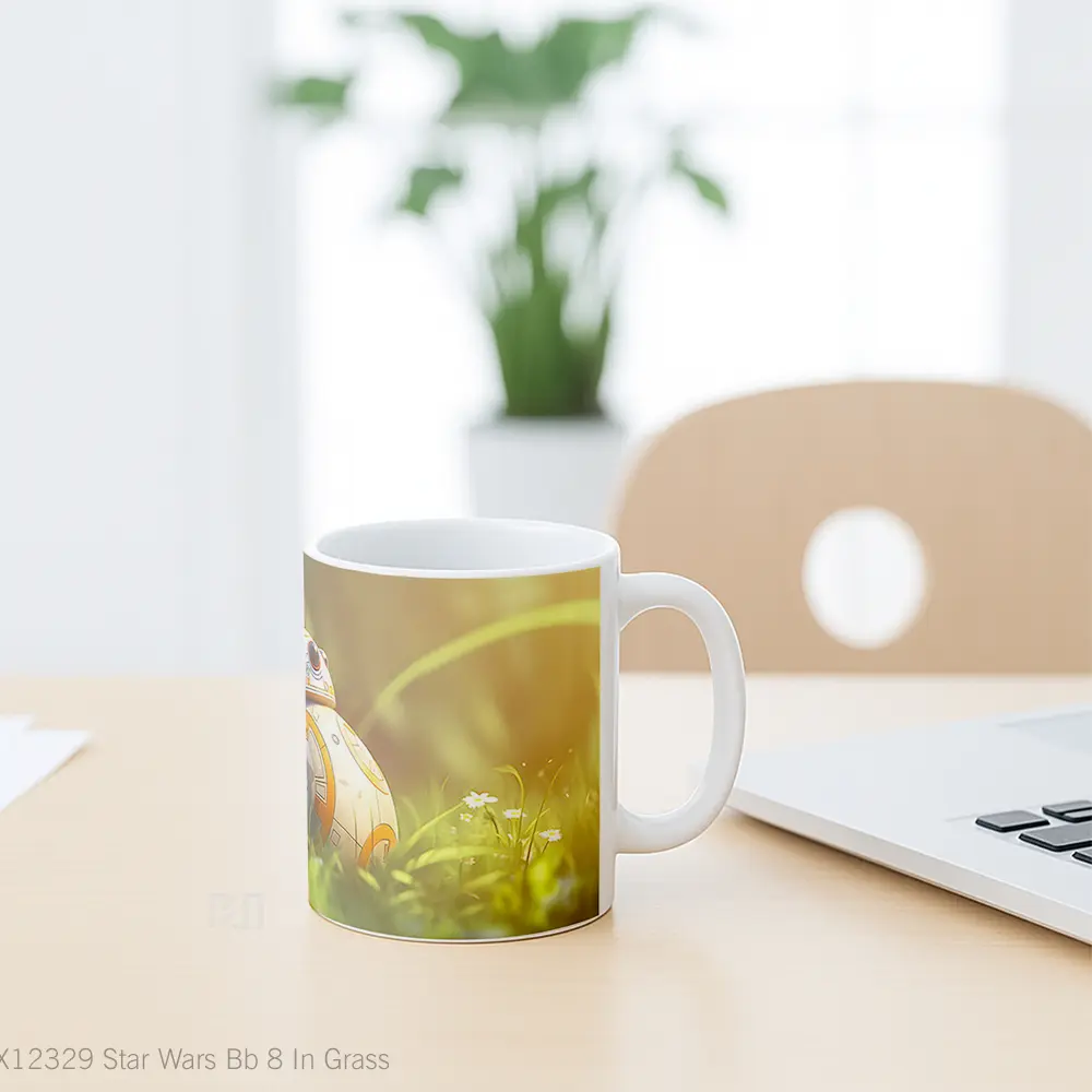 Mug Star Wars Bb 8 In Grass Gelas Keramik Desain Unik - All-side / Desain