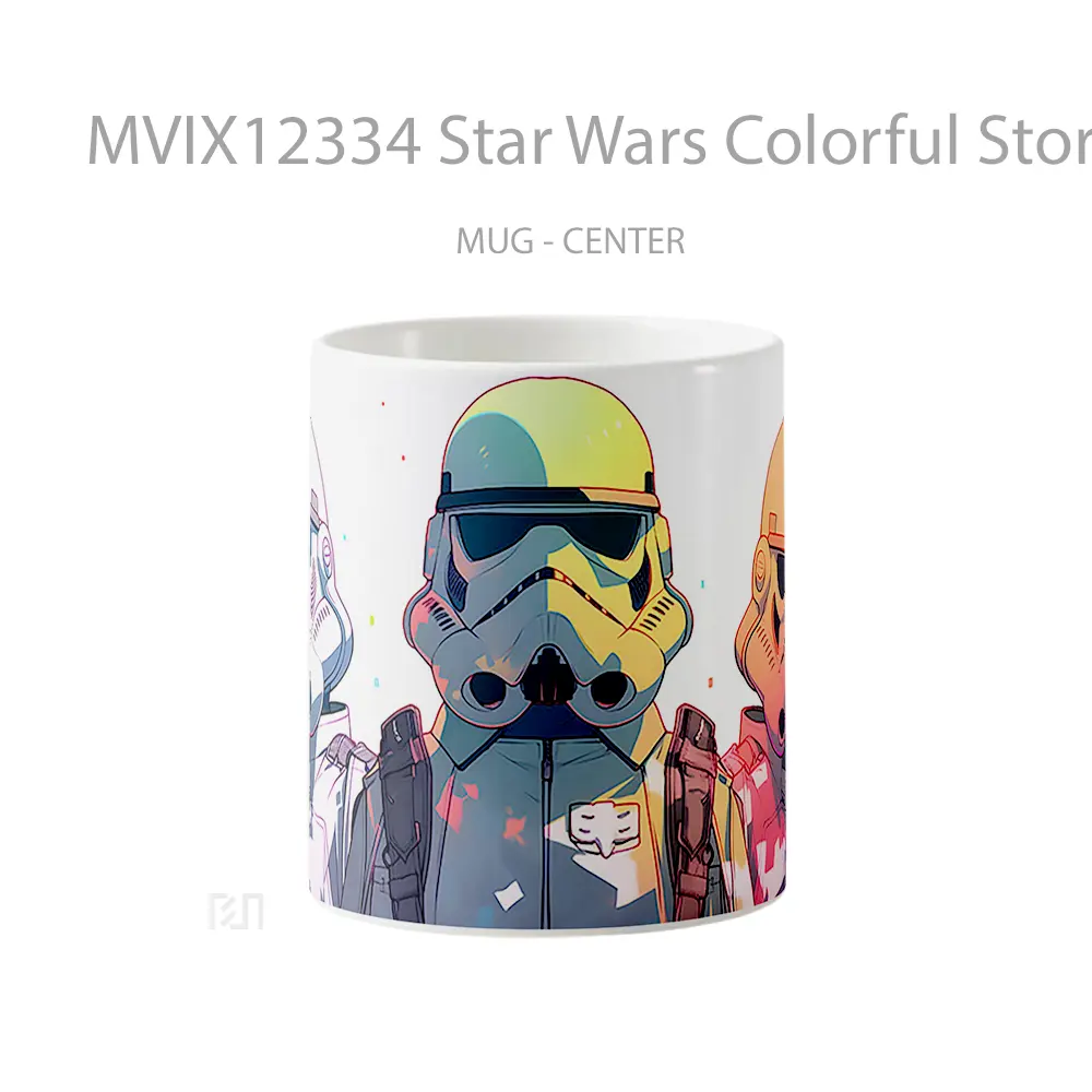 Mug Star Wars Colorful Stormtroopers White Koleksi Mug Limited Edition