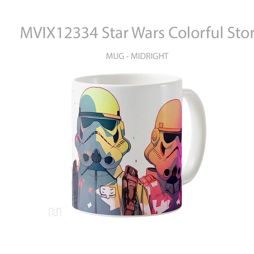 Mug Star Wars Colorful Stormtroopers White Koleksi Mug Limited Edition - All-side / Desain