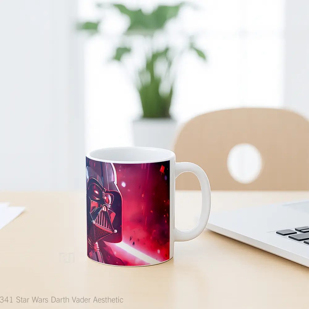 Mug Star Wars Darth Vader Aesthetic Mug Aesthetic Koleksi Spesial - All-side / Desain