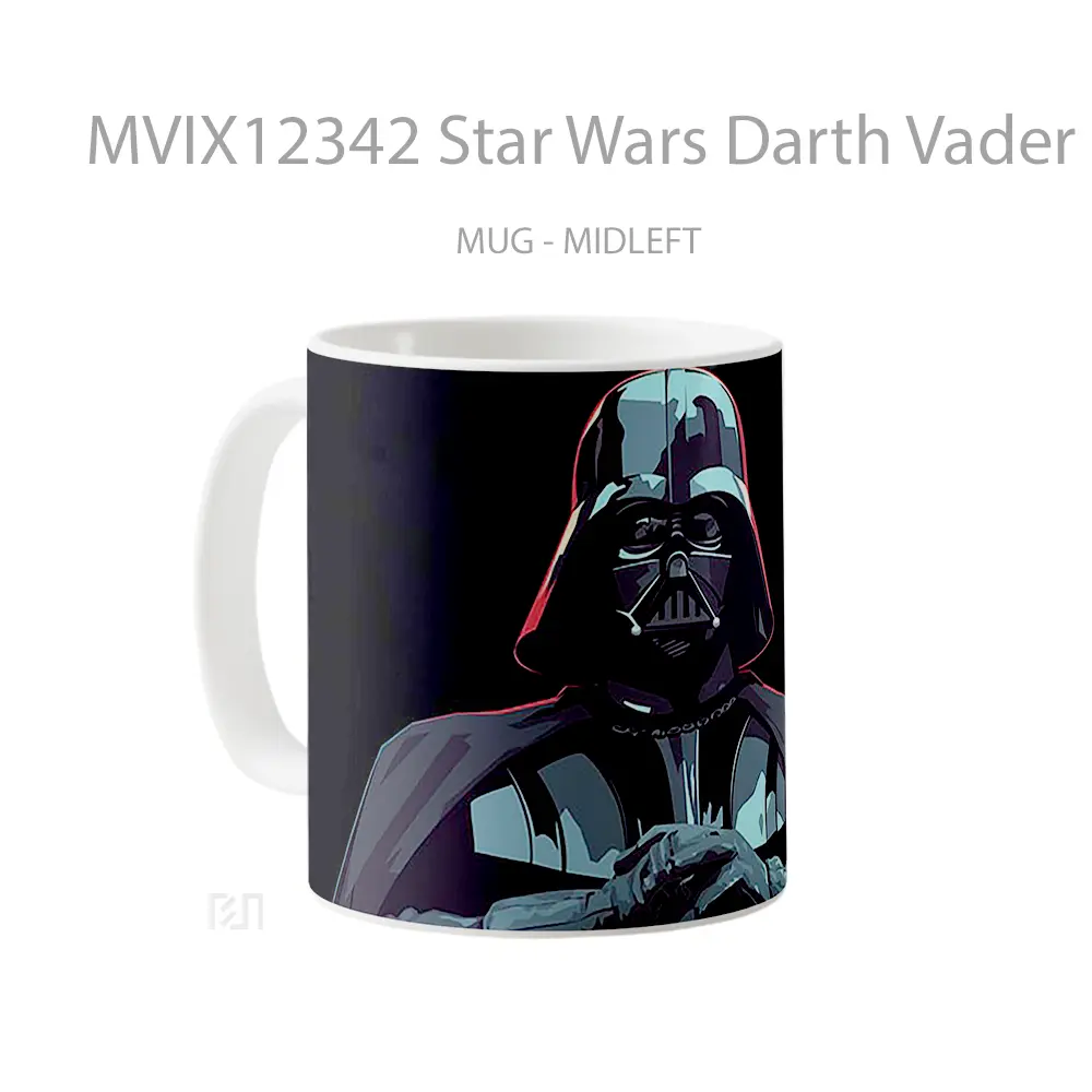 Mug Star Wars Darth Vader Black Art Koleksi Mug Limited Edition - All-side / Desain