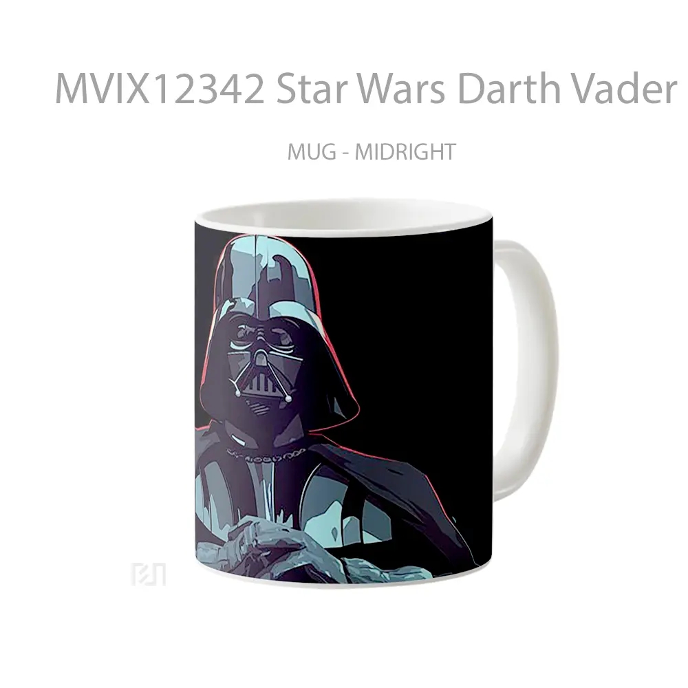 Mug Star Wars Darth Vader Black Art Koleksi Mug Limited Edition - All-side / Desain
