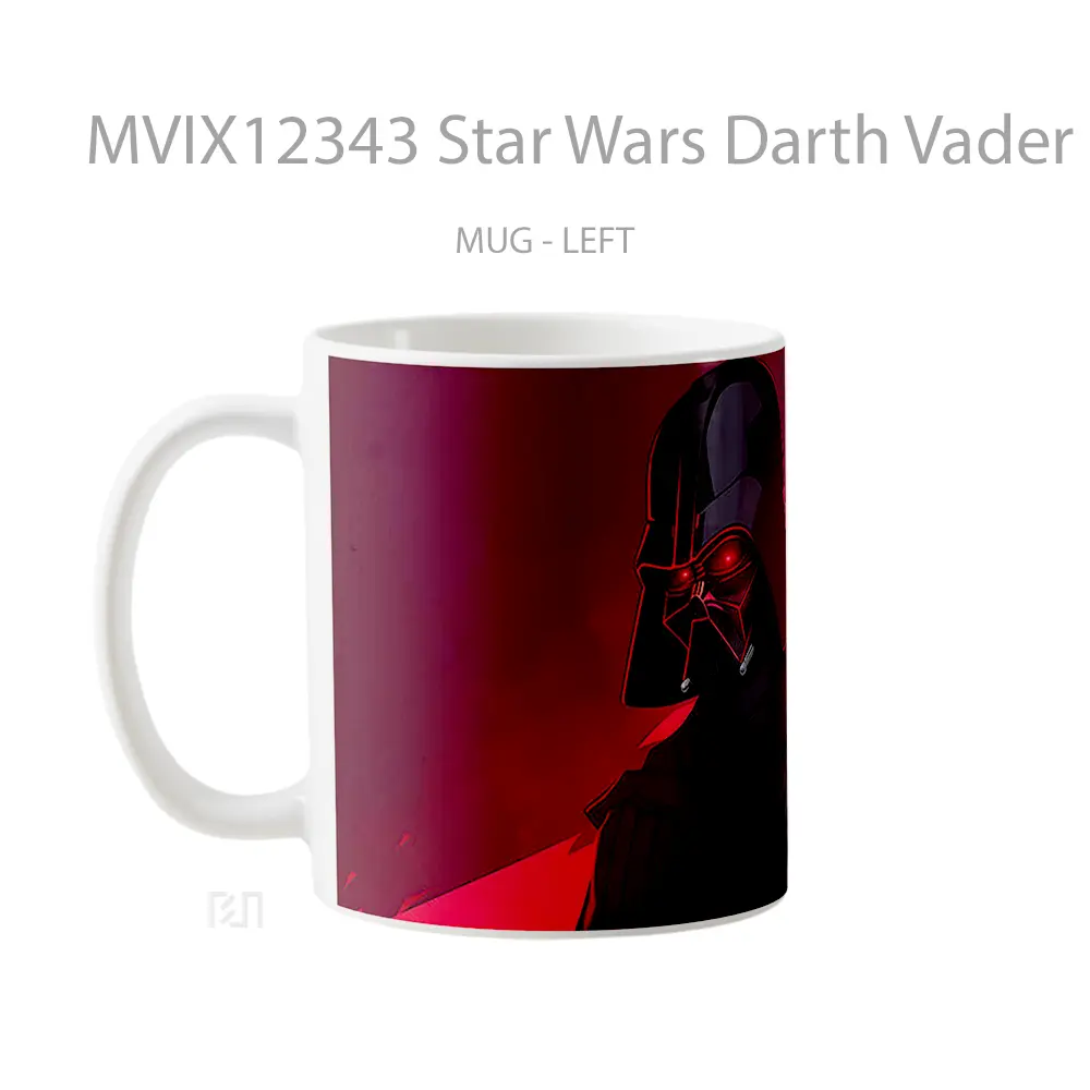 Mug Star Wars Darth Vader Dark Red Mug Aesthetic Koleksi Spesial - All-side / Desain